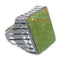 Turquoise Southwest Silver Ring Size 8-3/4 QX85486
